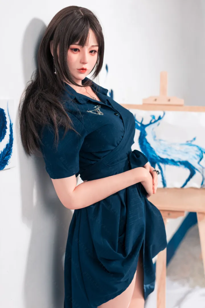 162cm (5ft4) E-Cup Lightweight Silicone Sex Doll, ROS Head Begonia
